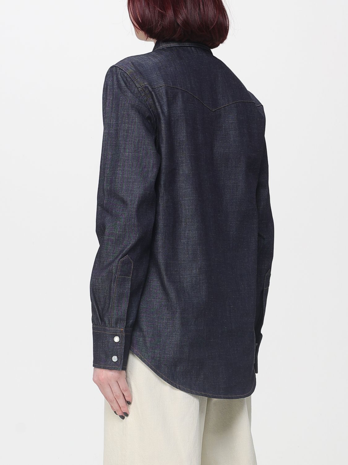 Shirt A. P.C. Woman color Blue