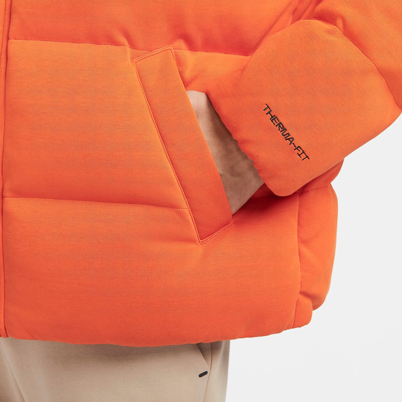 Sportswear Oversized Padded Jacket 'Orange'