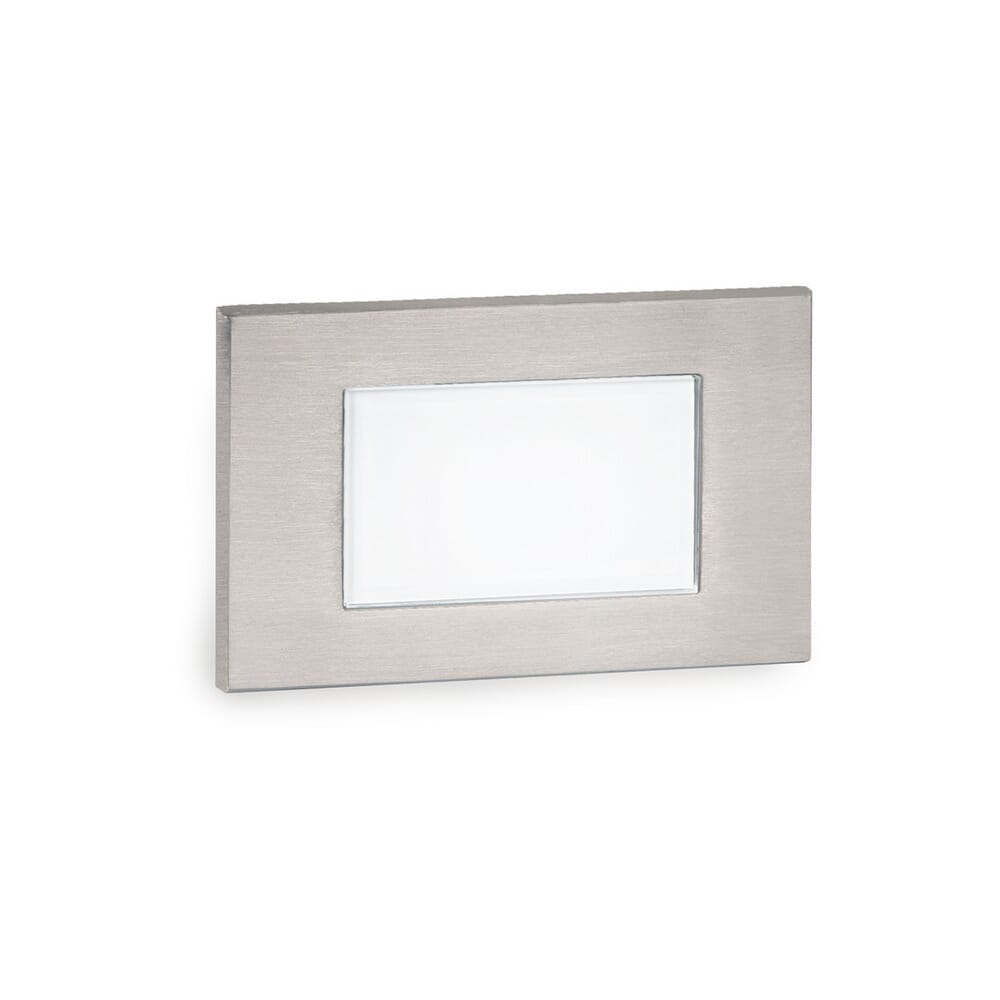 WAC Lighting 277V 1-Light LED Diffused Step and Wall Light in Stainless Steel - WL-LED130F-C