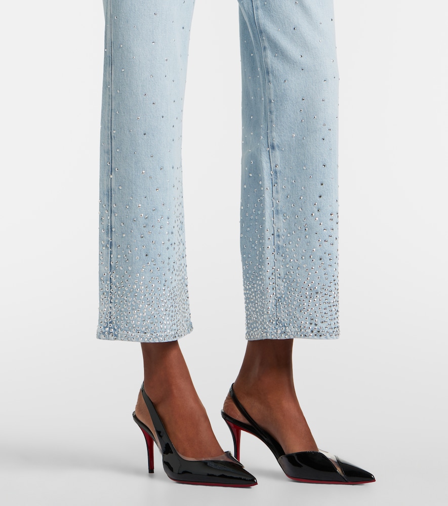 Calie embellished straight jeans