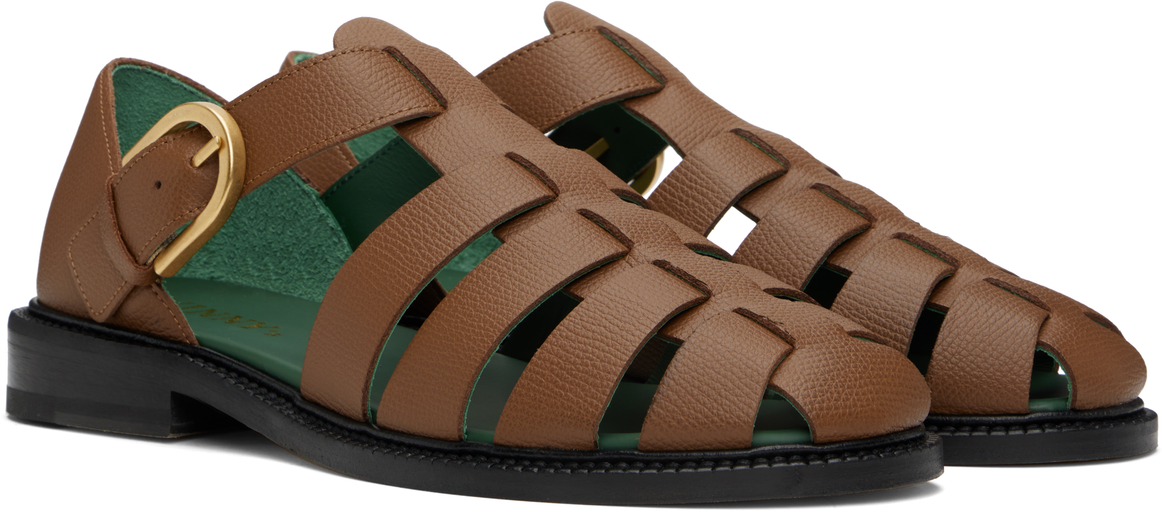 VINNY's Brown Fisherman Sandals