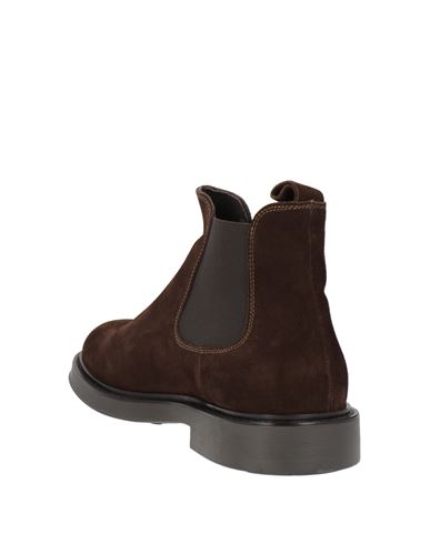 Man Ankle boots Dark brown Size 9 Leather