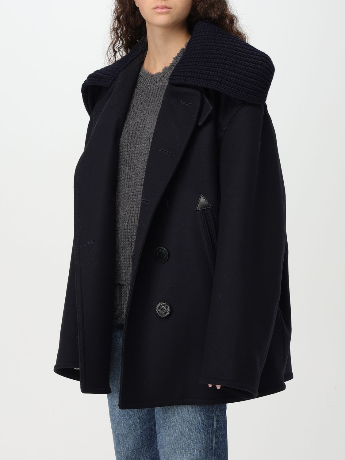 Coat Woman color Navy