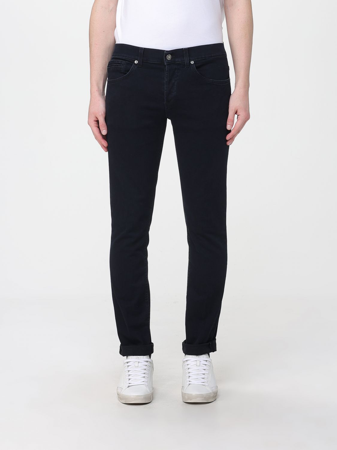 Pants Men color Blue