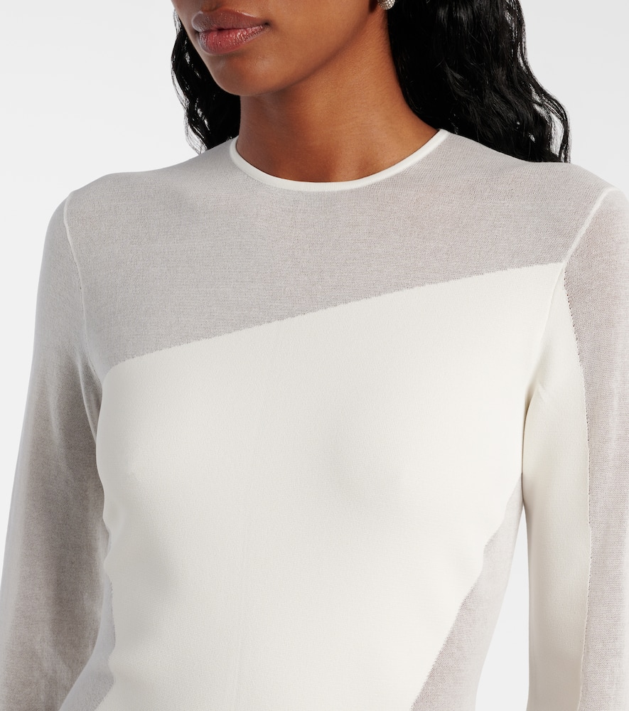 Miracle panelled maxi dress