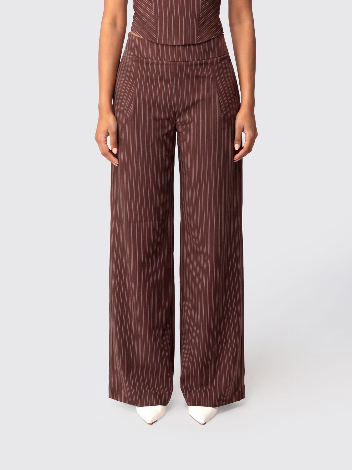 Pants Woman color Brown