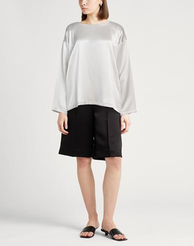 Fabiana Filippi Woman Top Light grey Size 4 Silk