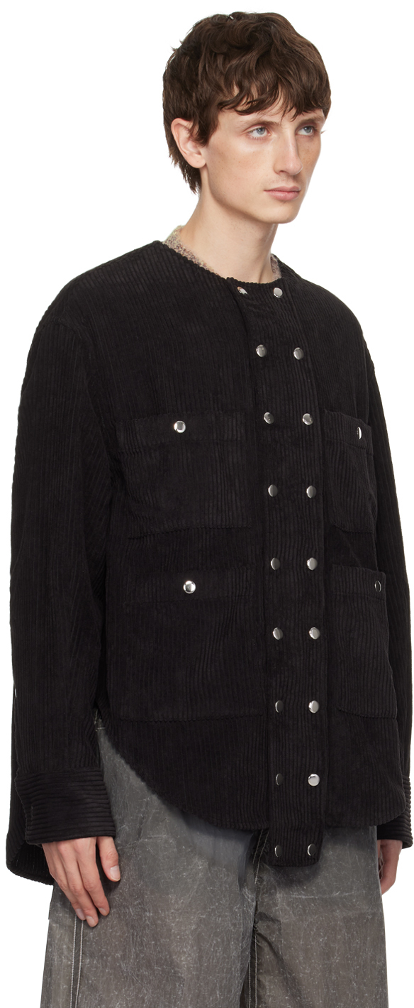 Black Press-Stud Jacket