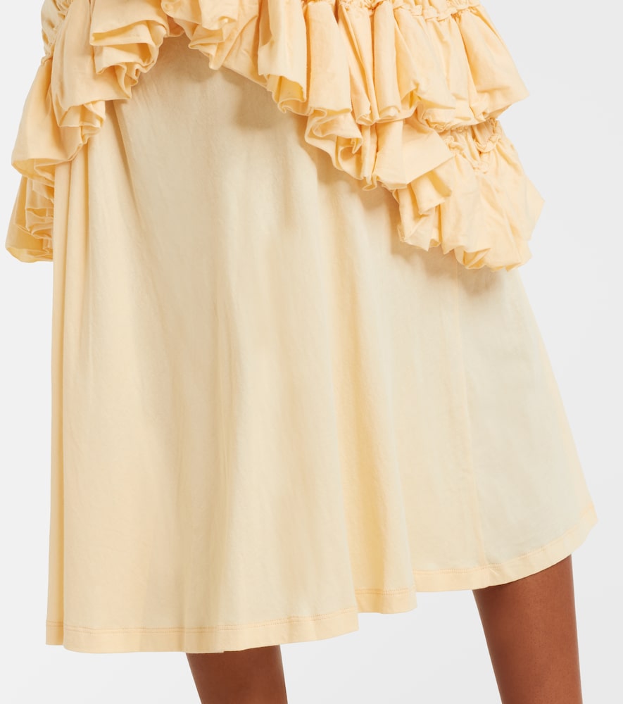 Humairah cotton midi skirt