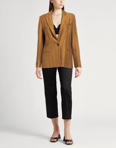 Forte_forte Woman Blazer Mustard Size 2 Viscose, Polyamide