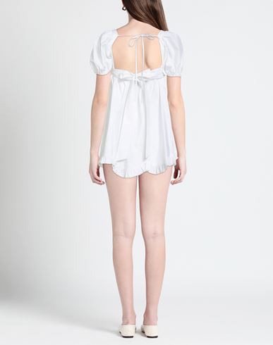 Woman Mini dress White Size ONESIZE Cotton