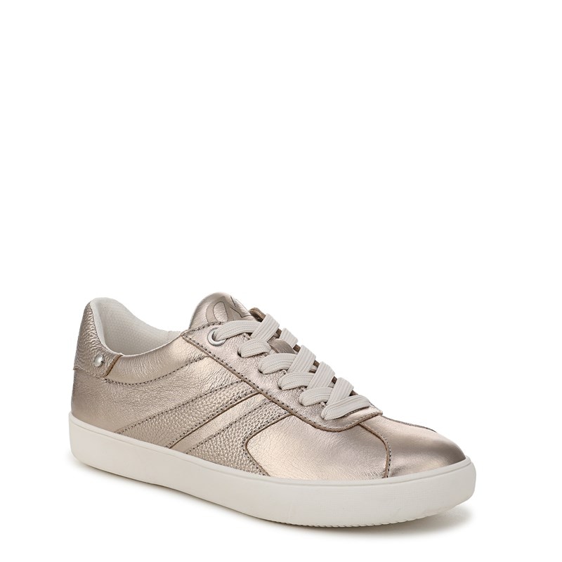 Women's Medina Lace Up Sneakers (Warm Silver Leather)