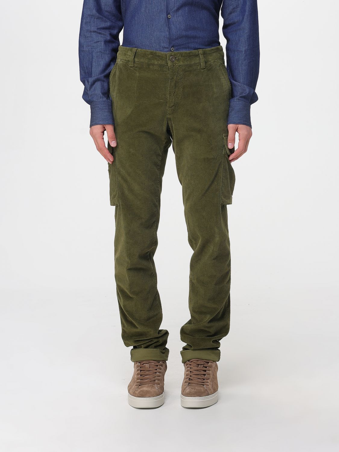Pants Men color Olive