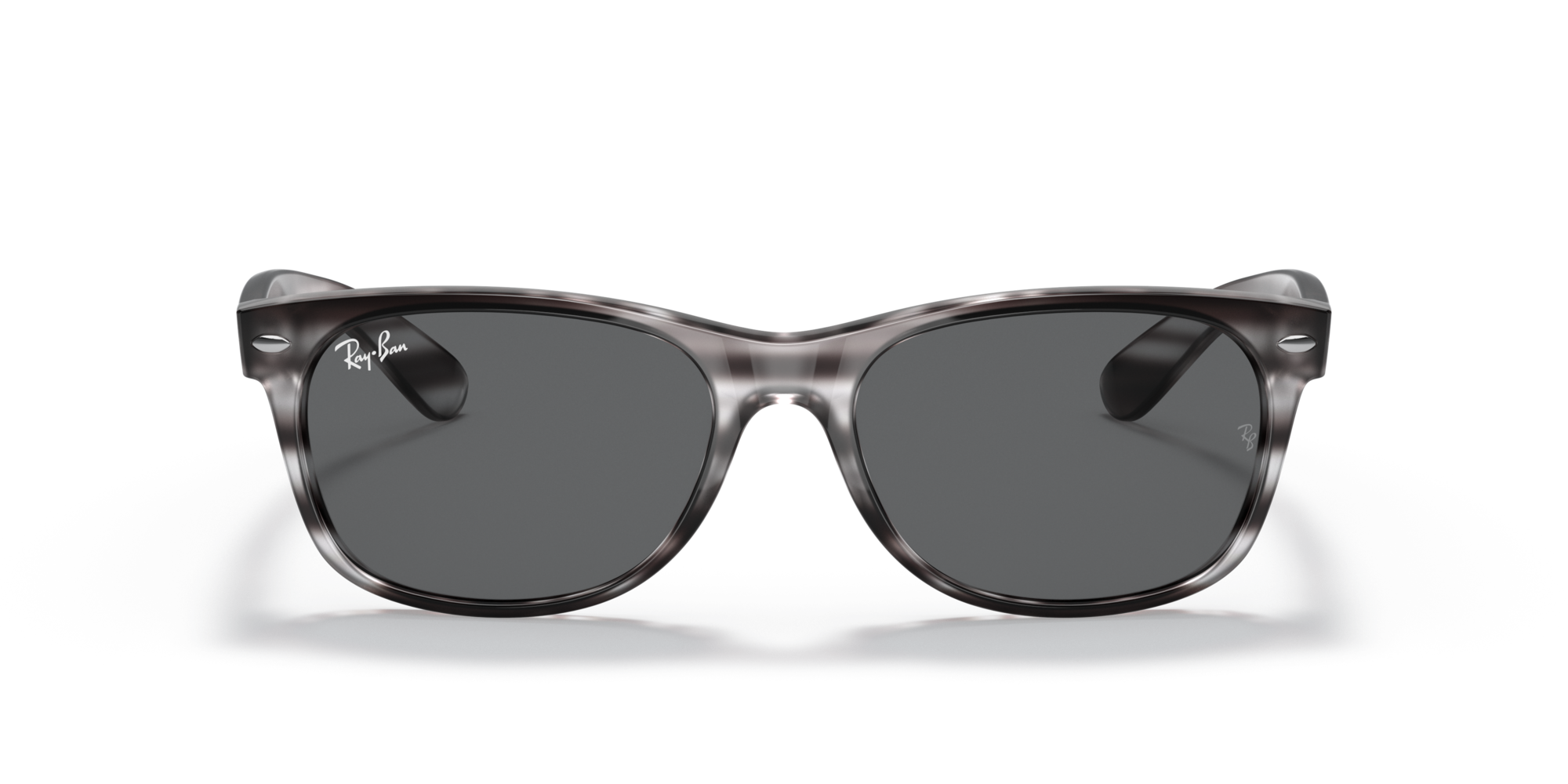 Ray - Ban Unisex Ray - Ban RB2132 NEW WAYFARER 6430B1 Sunglasses Nylon Grey Grey Squared Norma