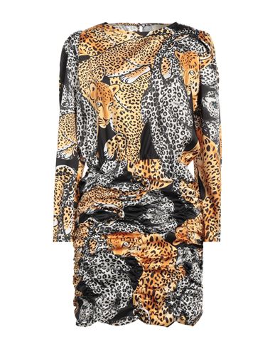 5 Progress Woman Mini dress Black Size S Polyester