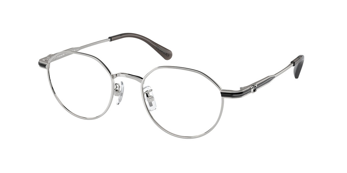 Coach HC5173TD Asian Fit 9001 Women's Eyeglasses Silver Size 49 - Blue Light Block Available