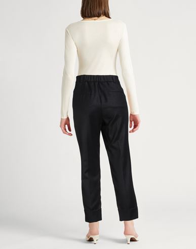 Woman Pants Midnight blue Size 0 Virgin Wool, Polyamide, Metallic fiber