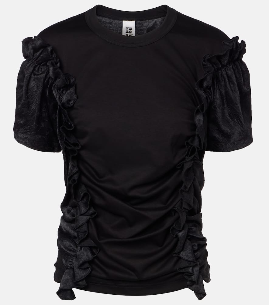 Ruffled cotton top
