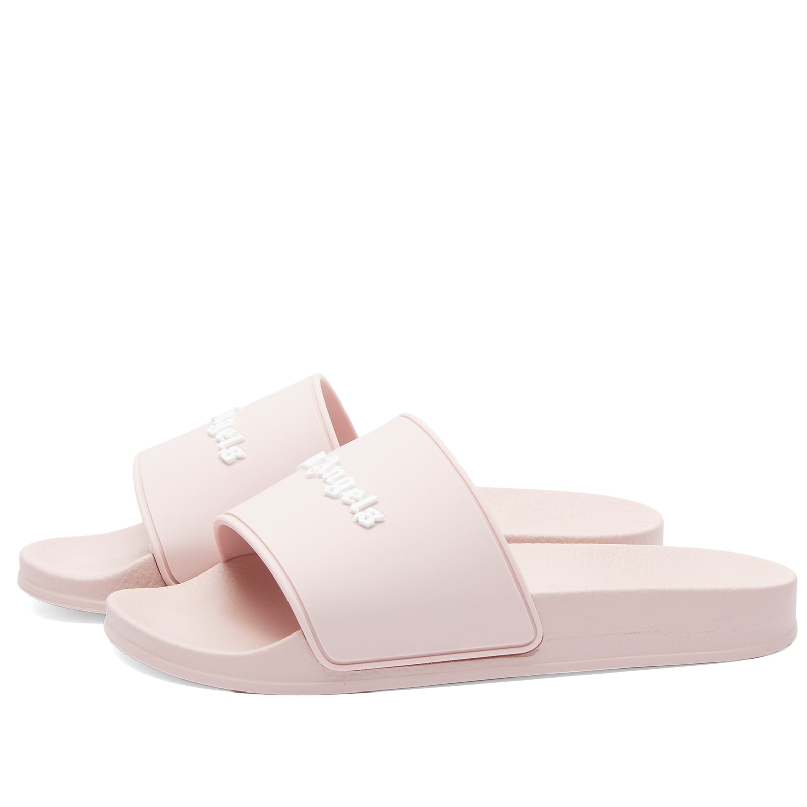 Women's Essential Logo Pool Sliders in Pink