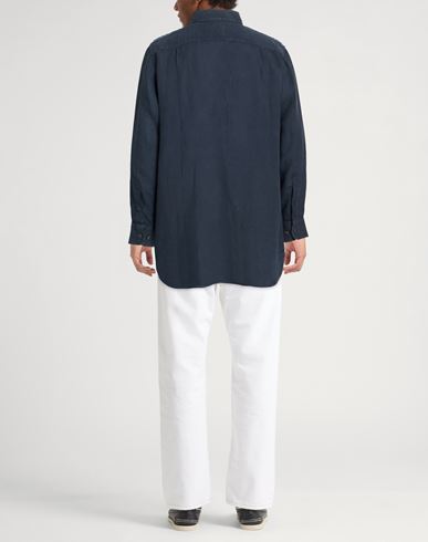 Man Shirt Midnight blue Size M Linen