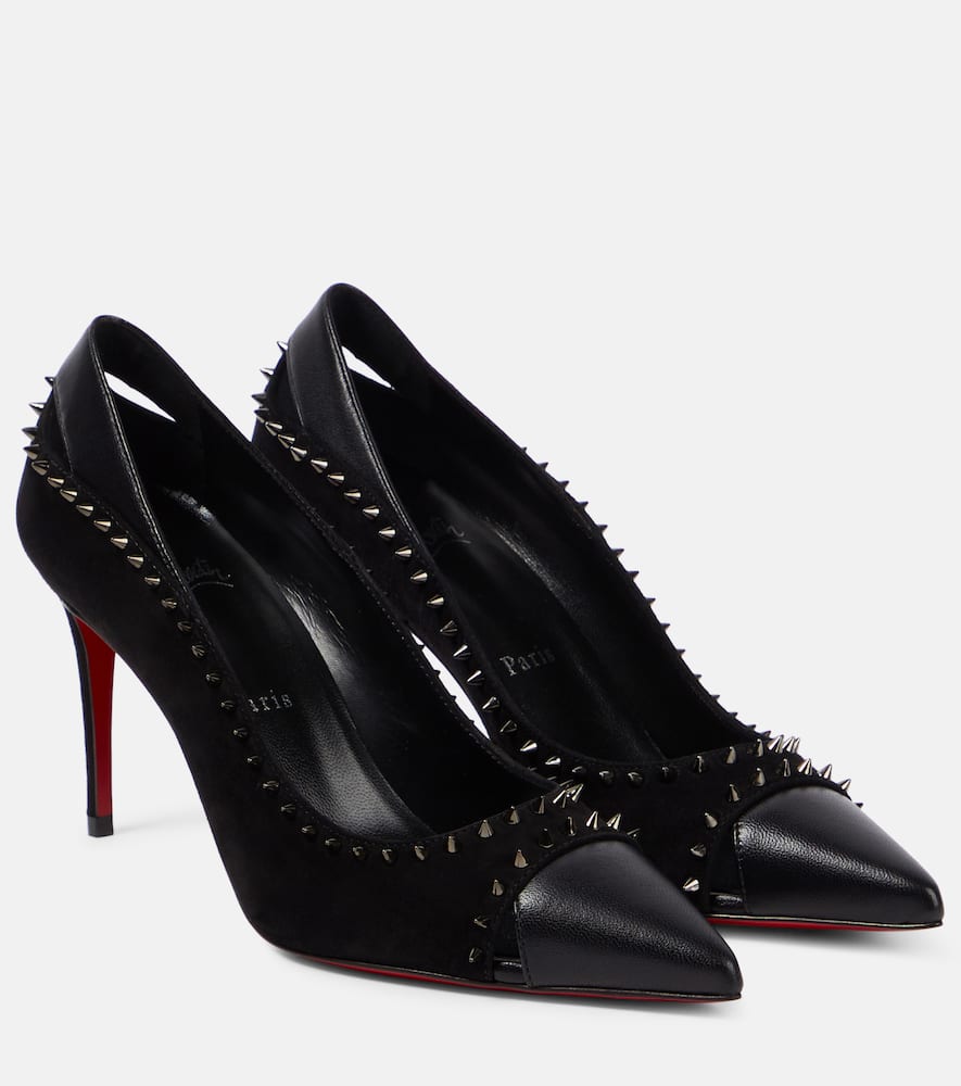 Duvette Spikes 85 leather pumps
