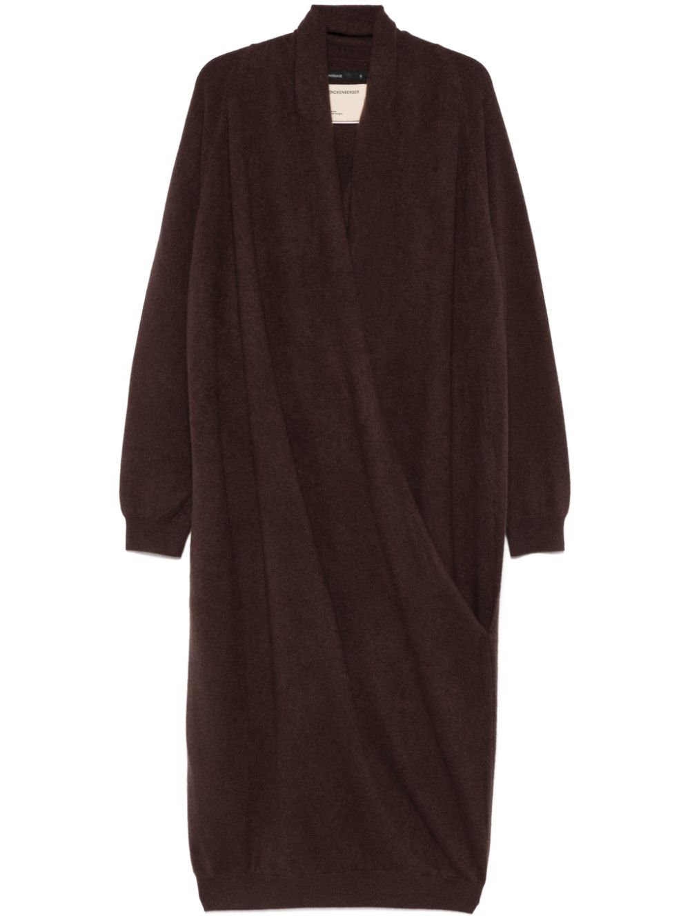 Cashmere maxi dress - Brown