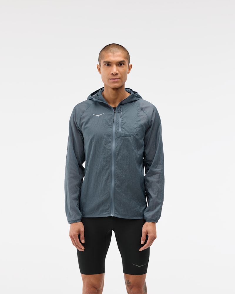HOKA Men's Skyflow Jacket in Slate Blue