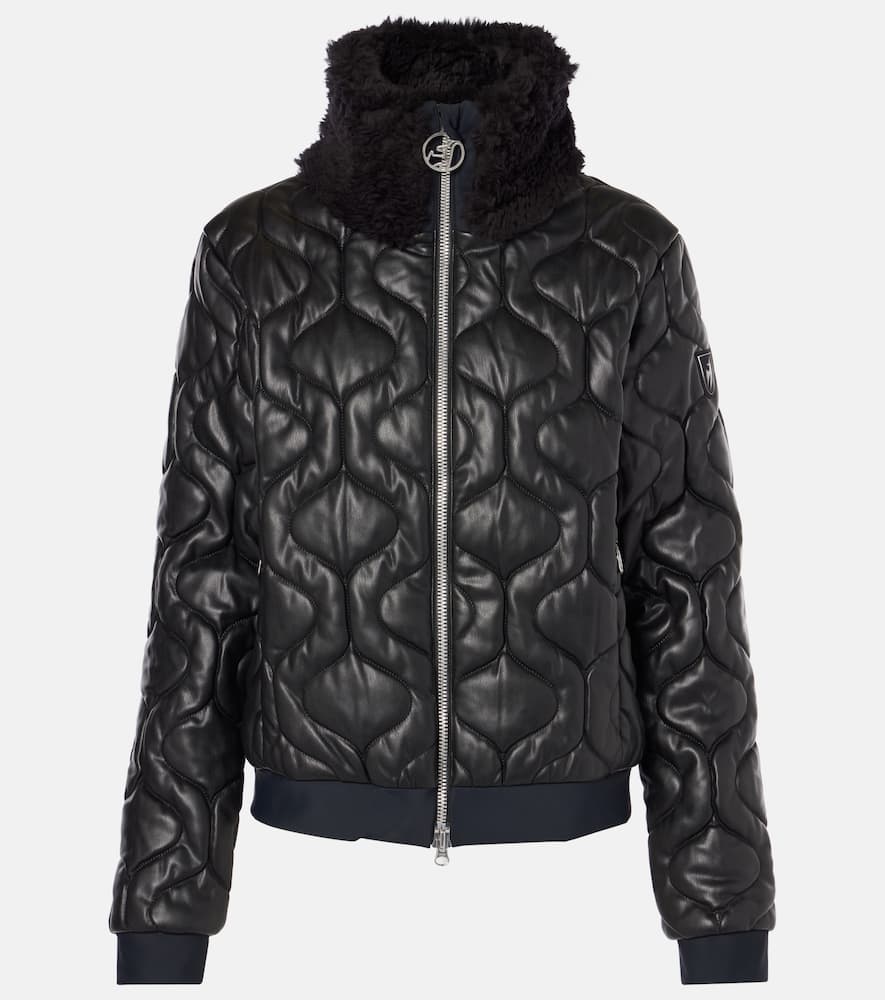 Leonie Special quilted faux leather jacket
