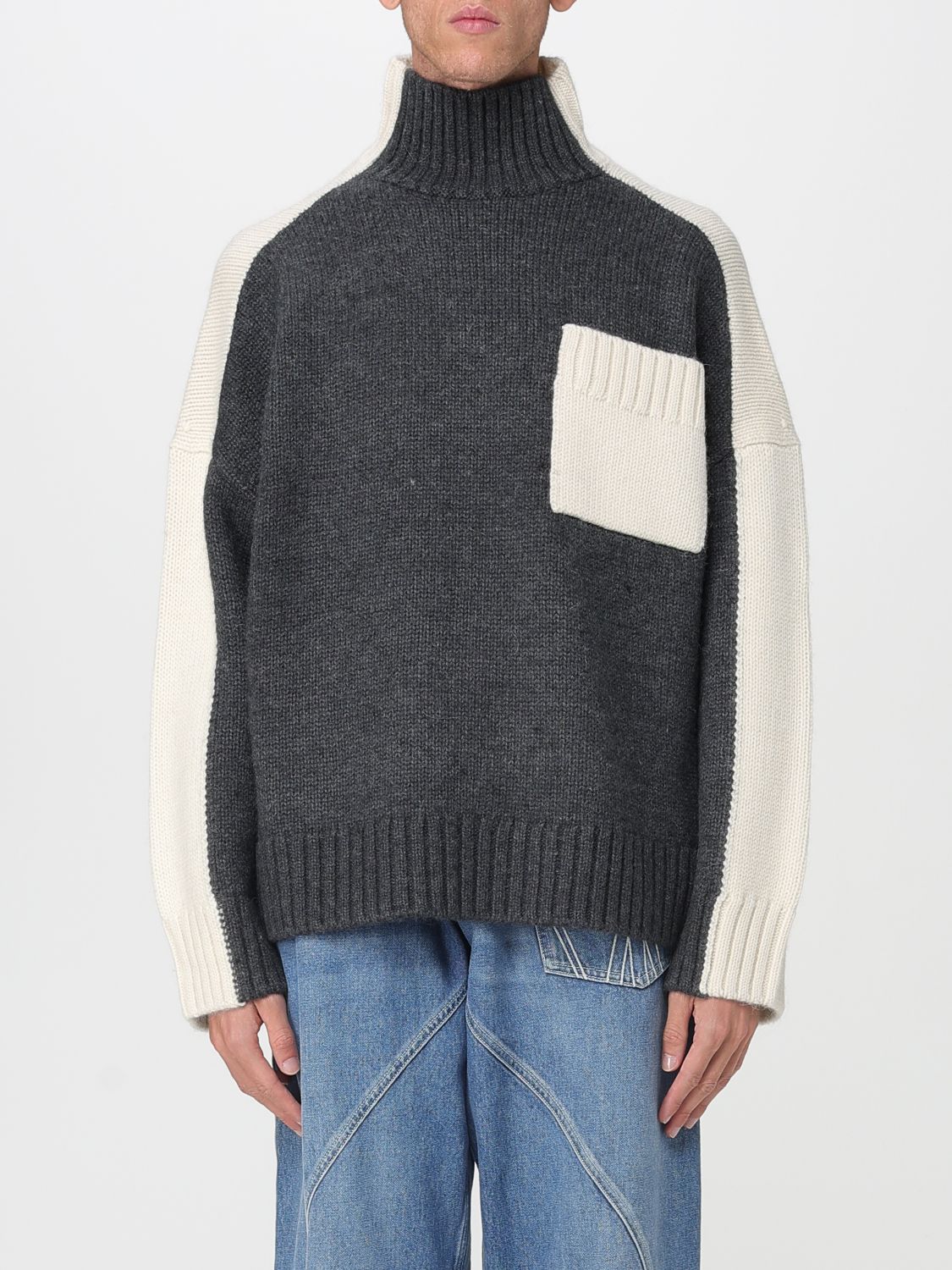 Cardigan Men color Grey