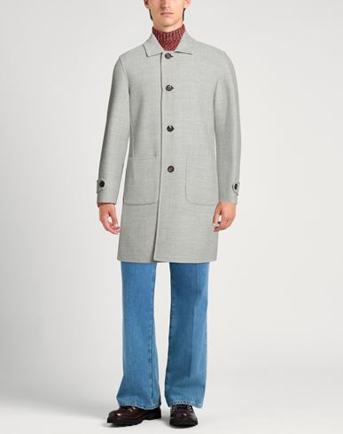 Platinum Man Coat Light grey Size 44 Wool
