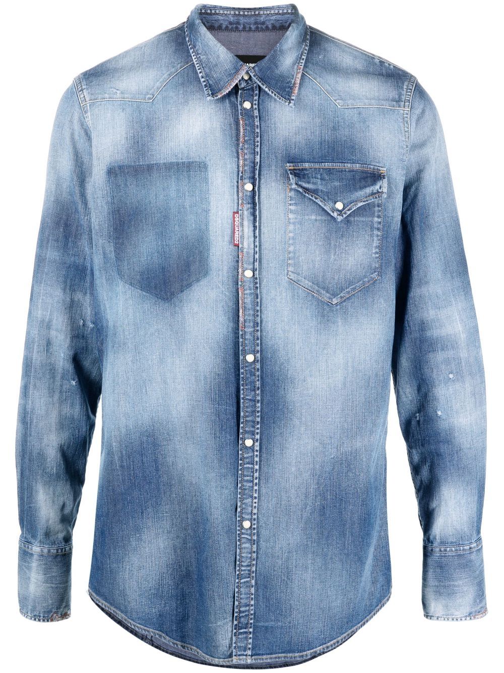 Shirt Men colour Blue