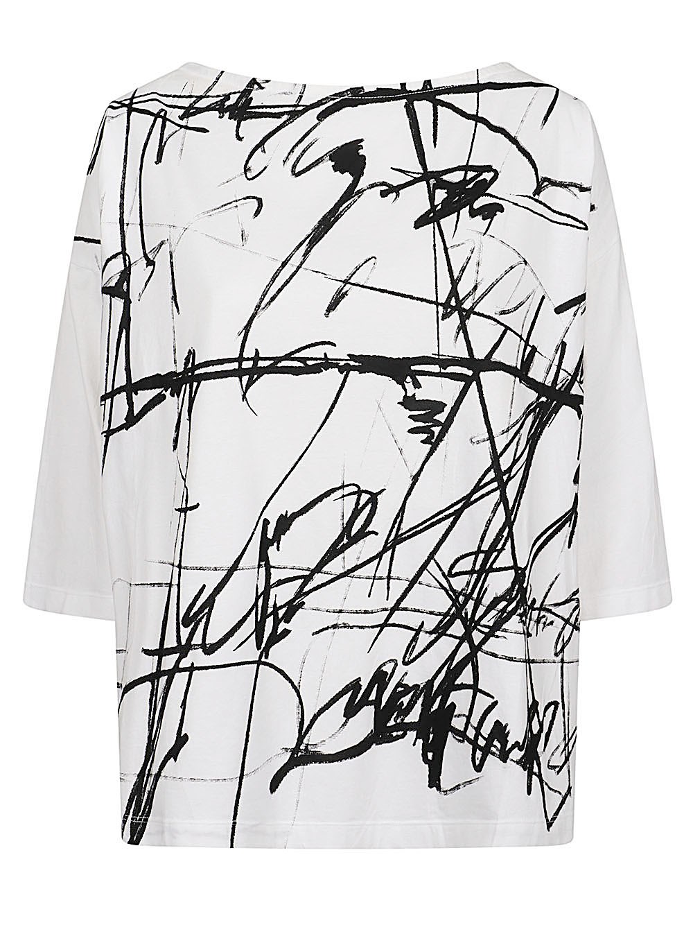 Printed Cotton Sweater
