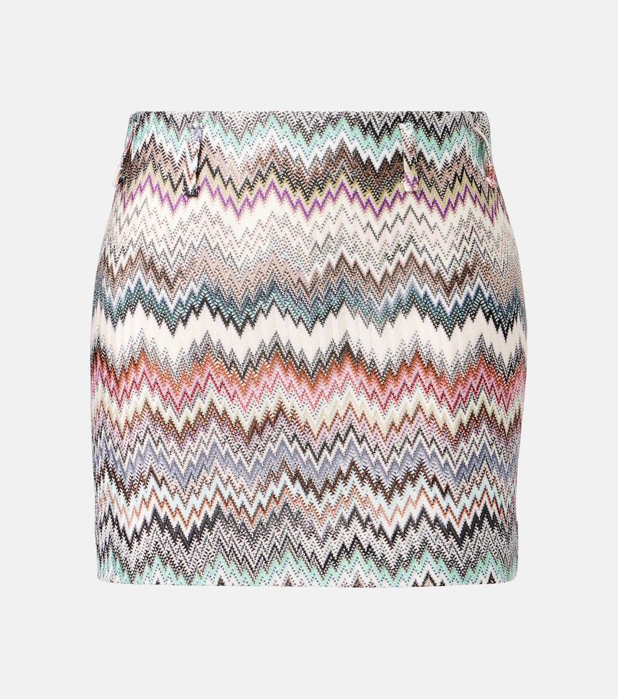 Zigzag miniskirt