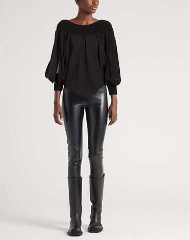 Woman Top Black Size 2 Recycled polyester