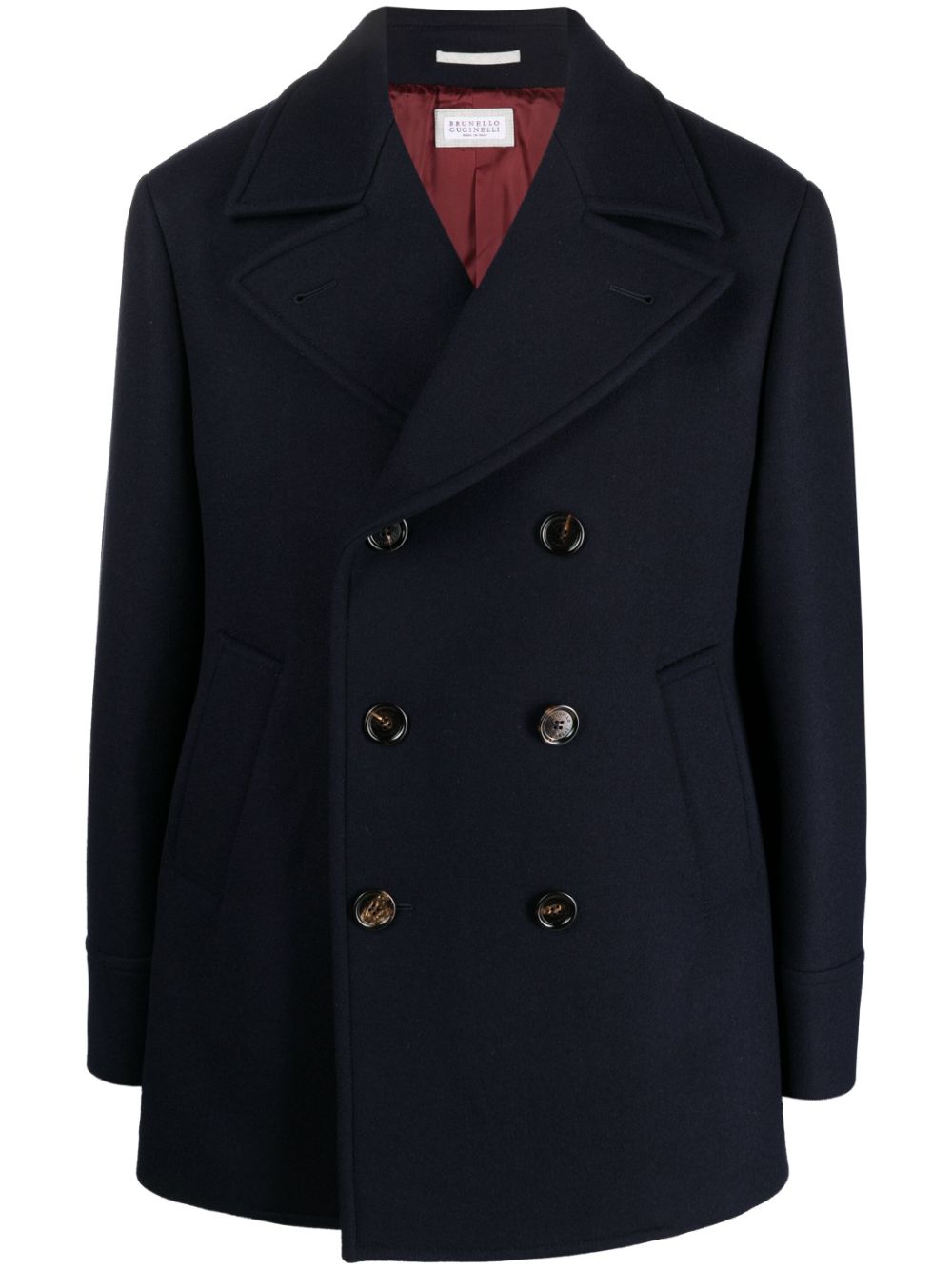Double-breasted coat - Blue