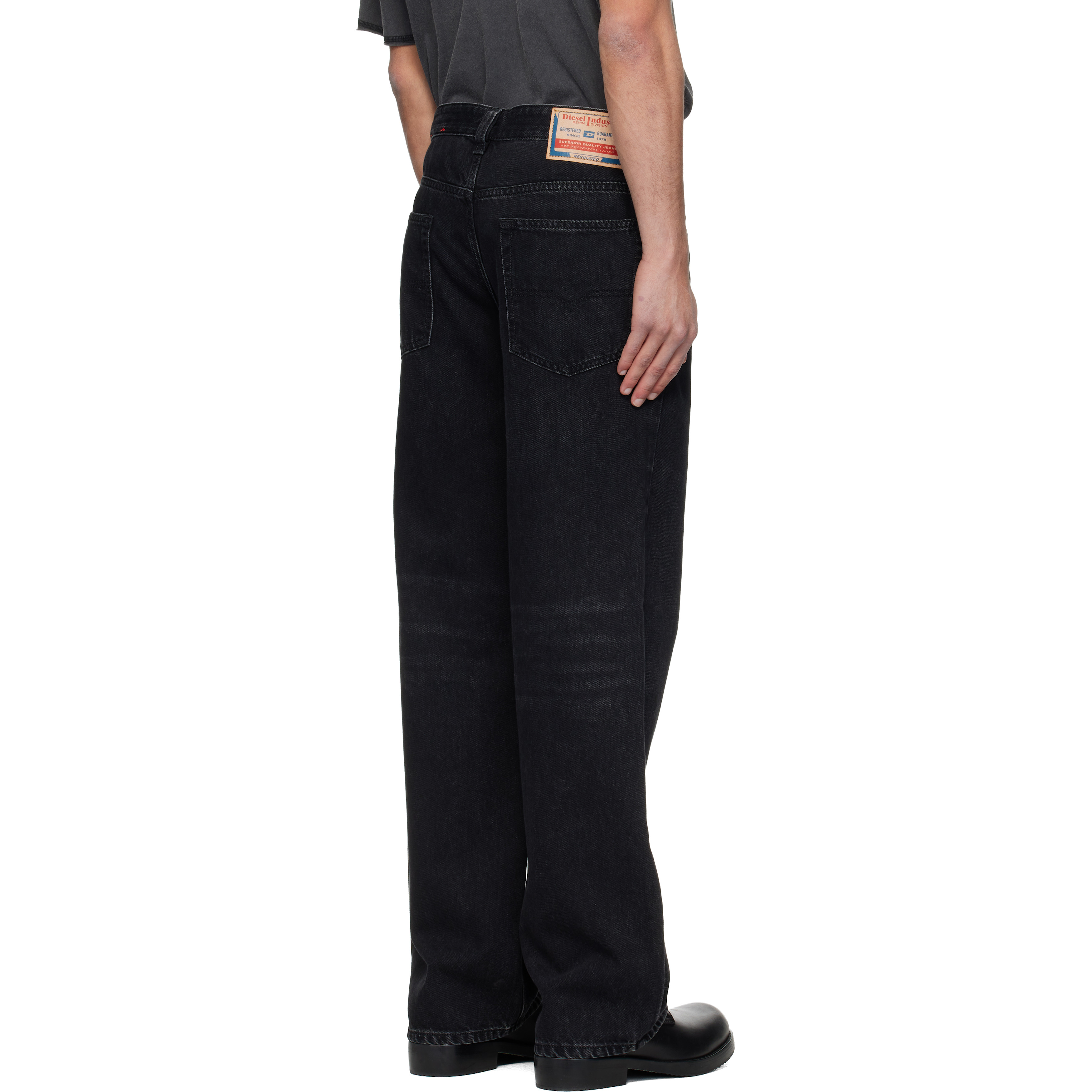 Black Relaxed 2001 D-Macro 09P09 Jeans