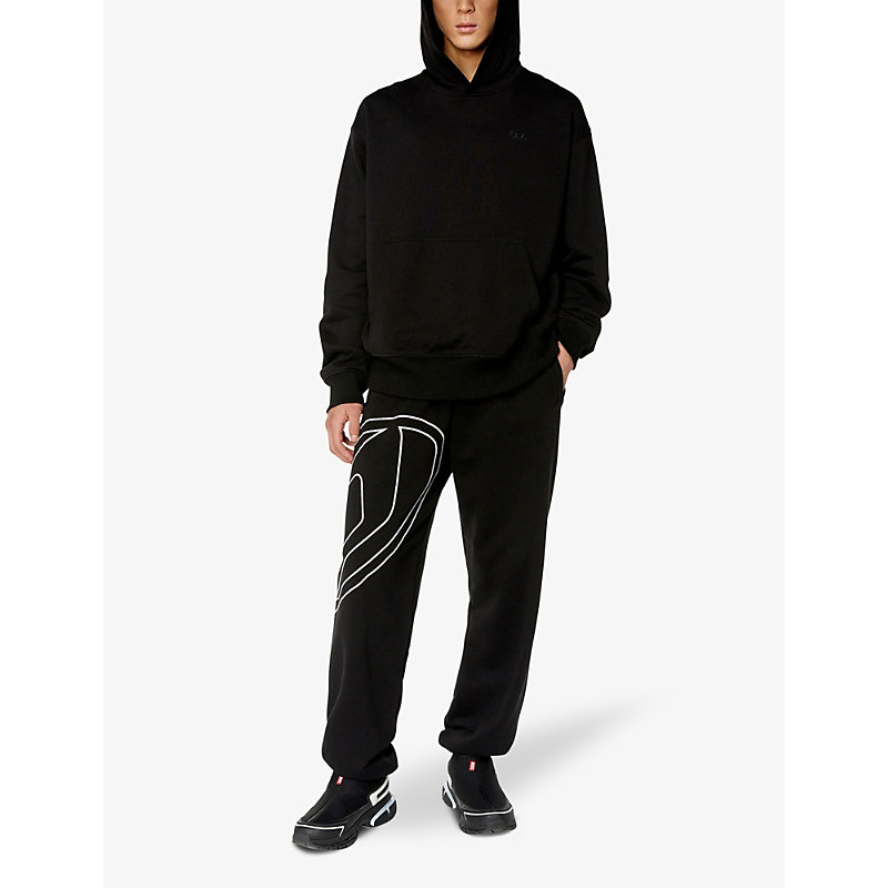Mens 9XX P Marky Megoval Brand-embroidered Cotton Jogging Bottoms
