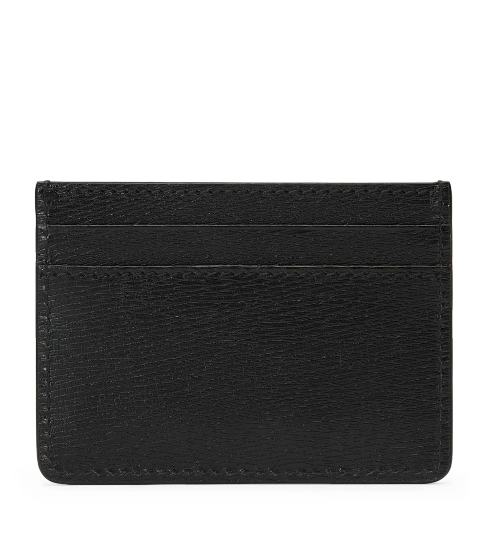 Leather Letter Script Card Holder