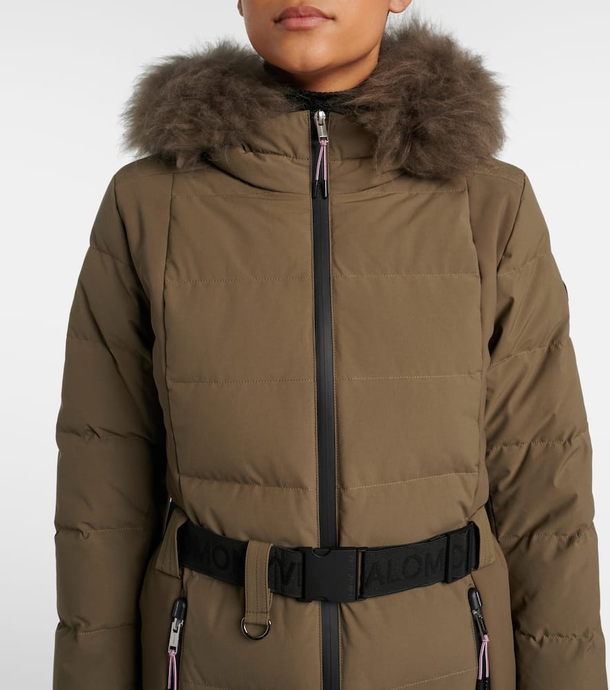Doudoune 64cm belted down jacket