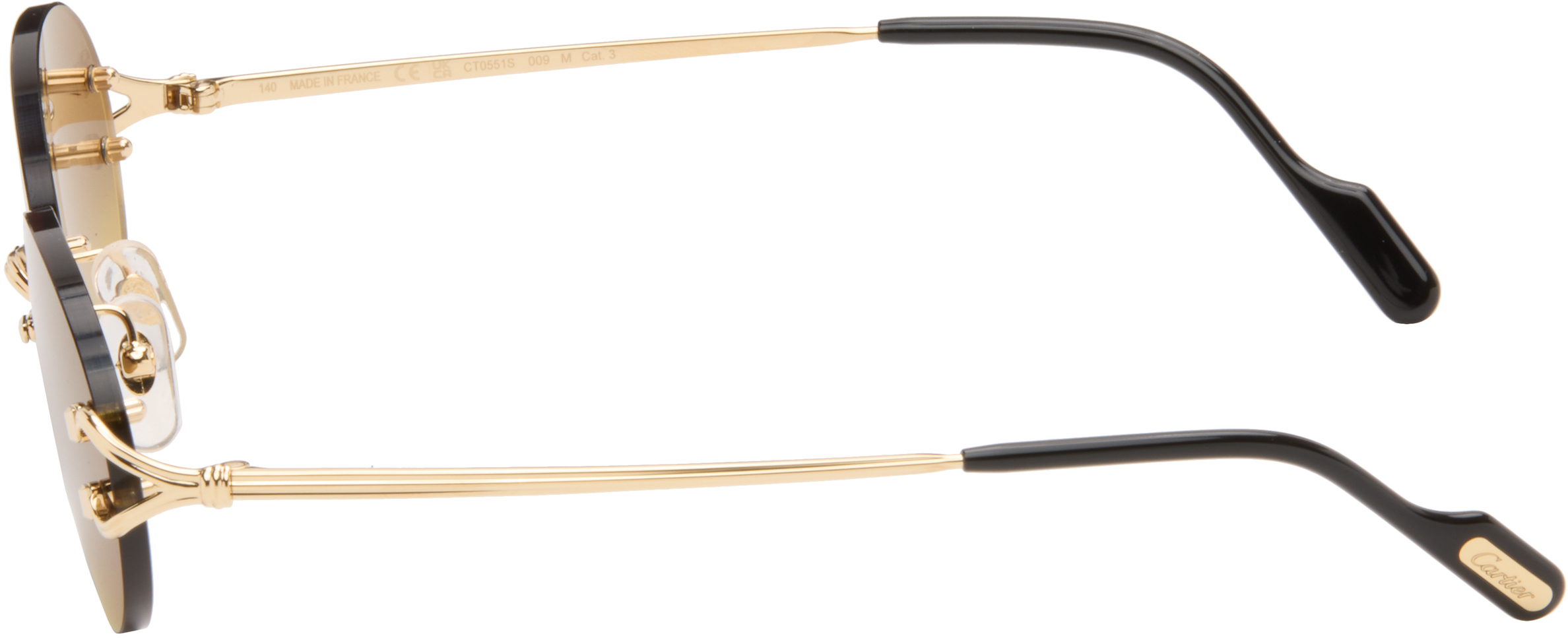 Gold Classic C Motif Sunglasses