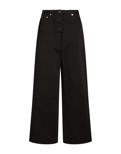 Woman Jeans Black Size 26 Cotton, Elastane
