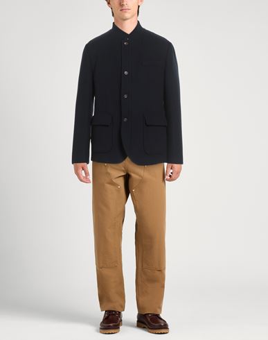 Man Jacket Midnight blue Size 44 Wool