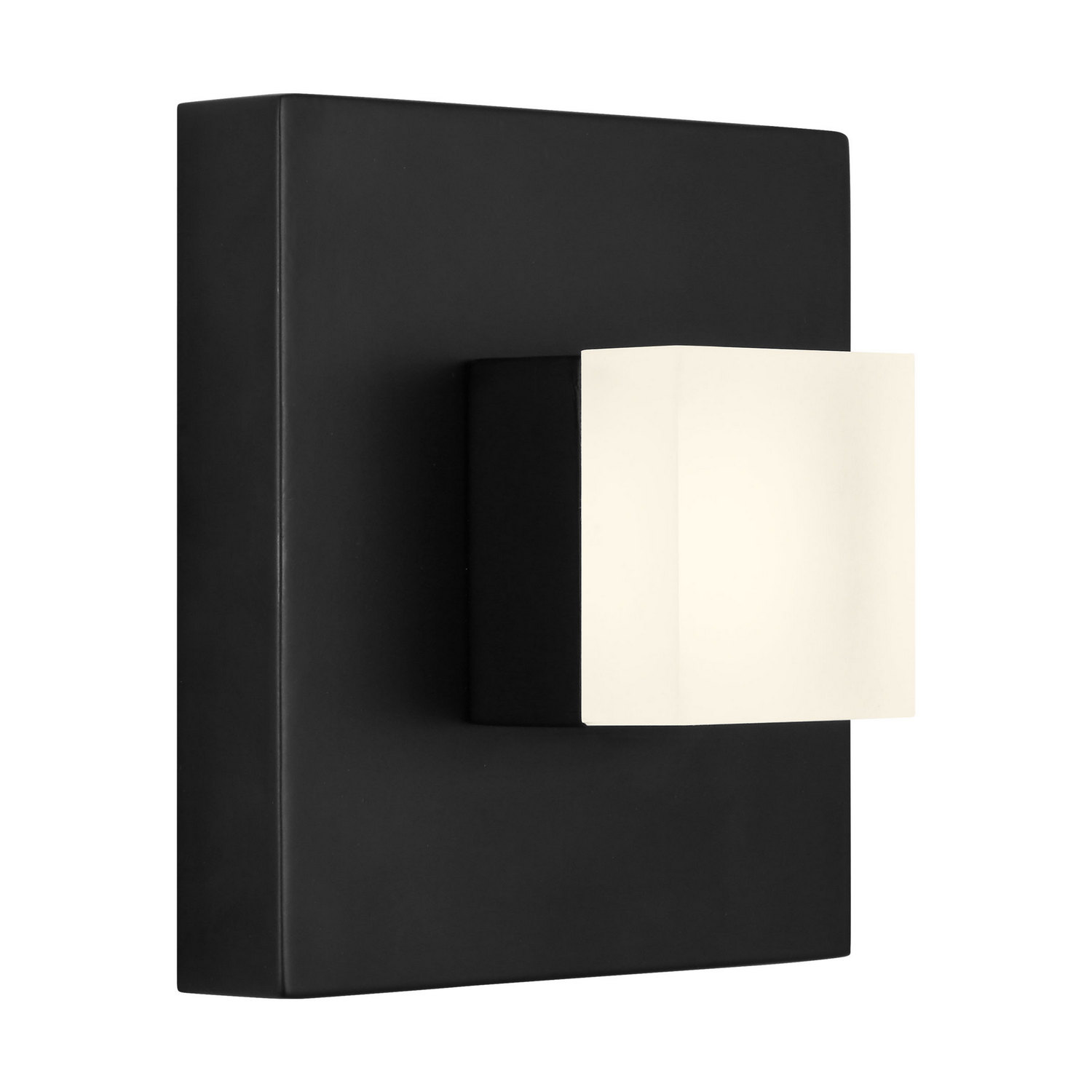 Midnight Black LED Wall Sconce from the Brander Collection