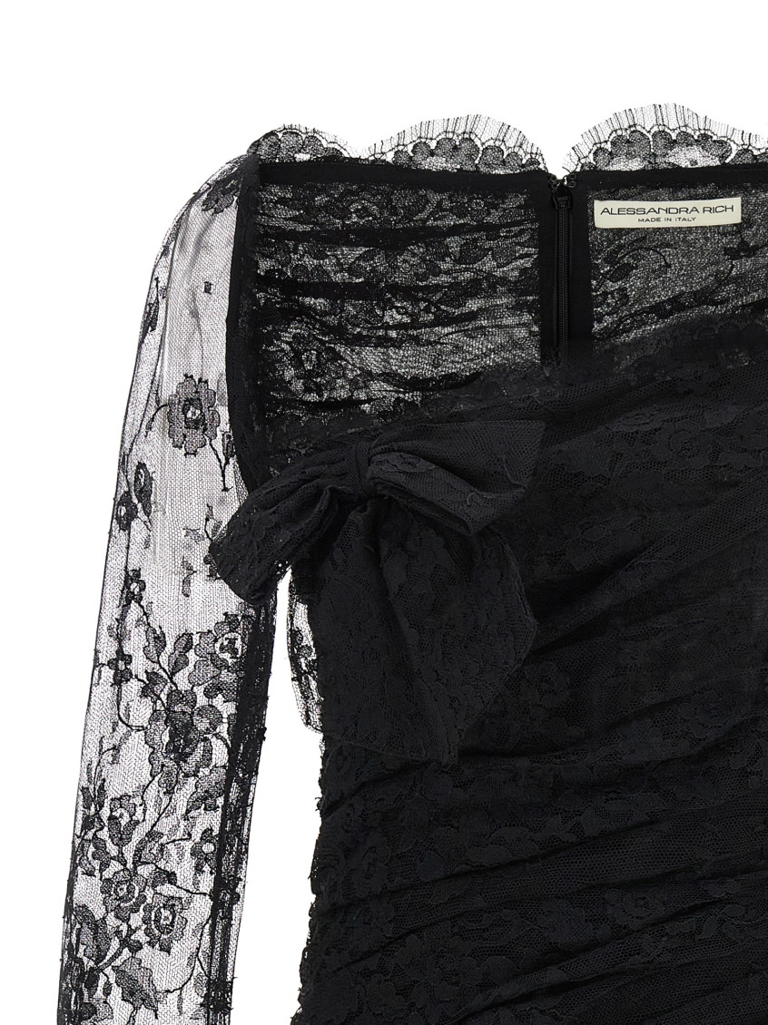 Draped Dress. Dresses Black