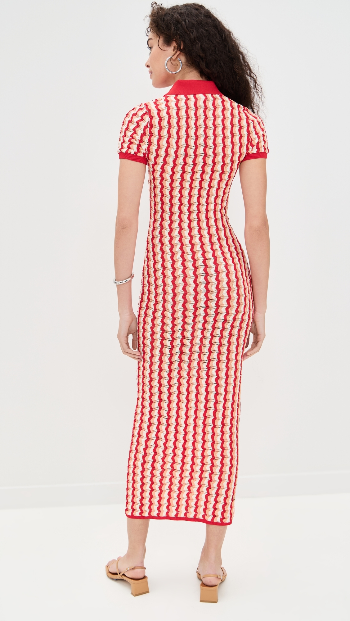 Ronny Kobo Quinlan Knit Dress Cherry