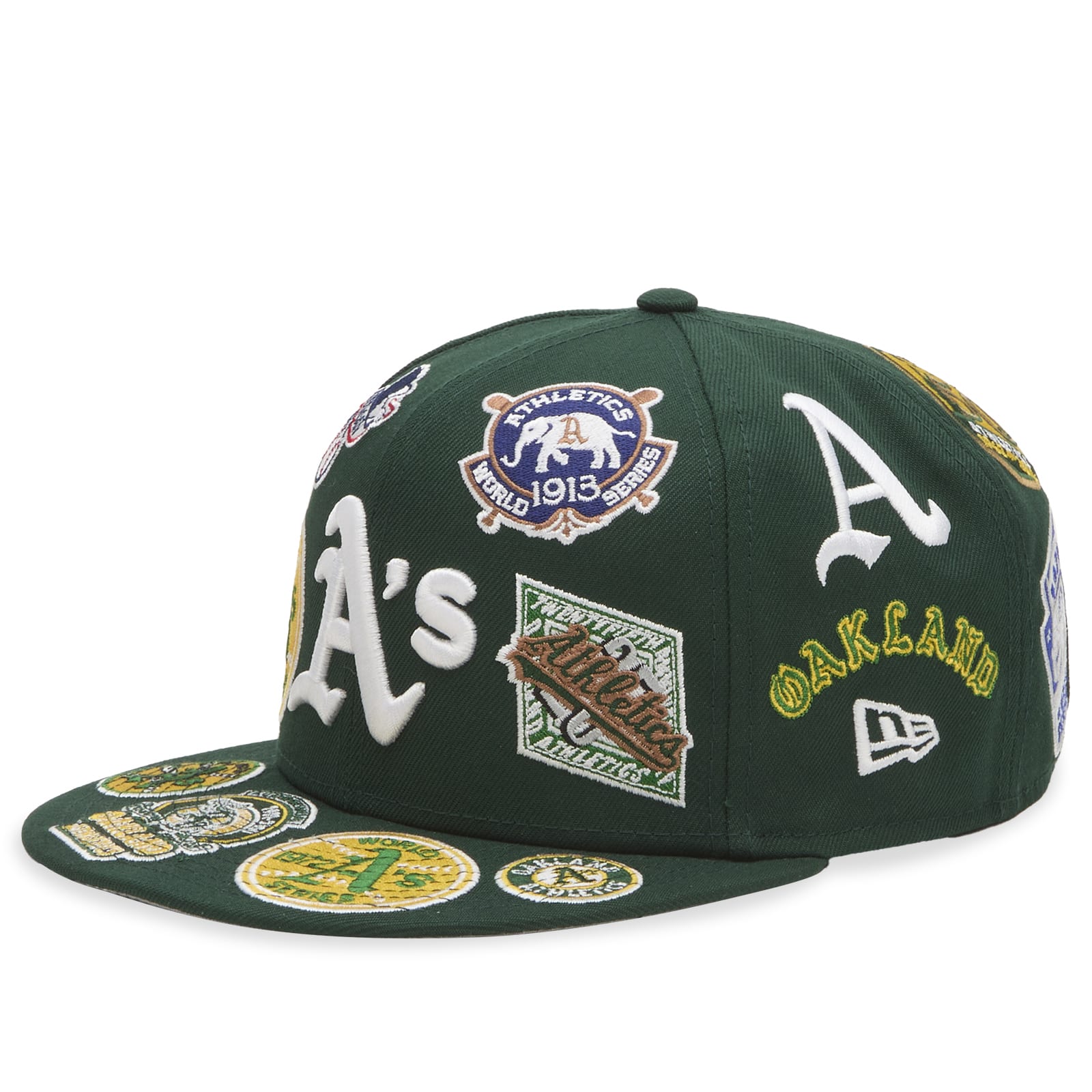 Image Oakland Athletics All Over 59Fifty Cap in Green