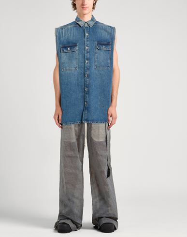Man Denim shirt Blue Size M Cotton