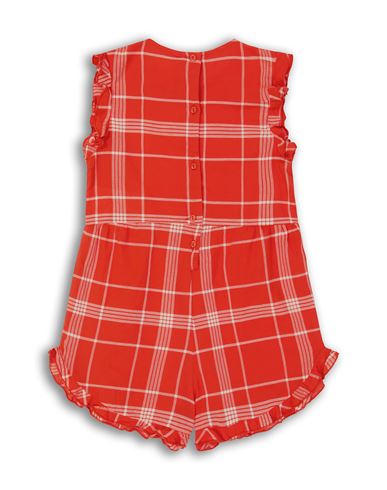 Kid Girl Playsuit Red Size 10 Cotton