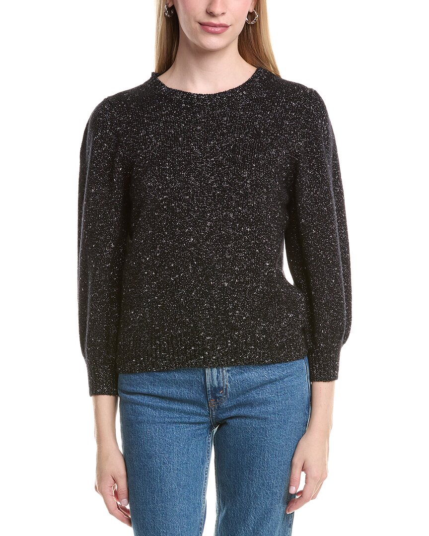 Puff Sleeve Wool & Cashmere-Blend Sweater