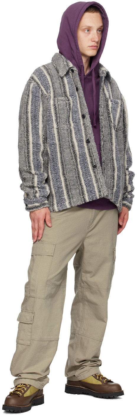 Purple Printed Hoodie